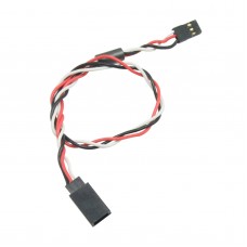 300mm 30cm Servo Extension Lead Wire Cable Anti-interference Cable with Magnet Ring For Futaba JR