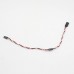 300mm 30cm Servo Extension Lead Wire Cable Anti-interference Cable with Magnet Ring For Futaba JR