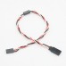 300mm 30cm Servo Extension Lead Wire Cable Anti-interference Cable with Magnet Ring For Futaba JR