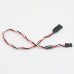 600mm 60cm Servo Extension Lead Wire Cable Anti-interference Cable with Magnet Ring For Futaba JR