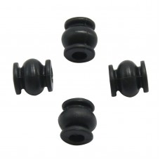 Round High Effeciency Anti-vibration Rubber Ball Damper Ball for Camera Gimbal FPV Black 4pcs/lot