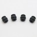 Round High Effeciency Anti-vibration Rubber Ball Damper Ball for Camera Gimbal FPV Black 4pcs/lot