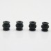 Round High Effeciency Anti-vibration Rubber Ball Damper Ball for Camera Gimbal FPV Black 4pcs/lot