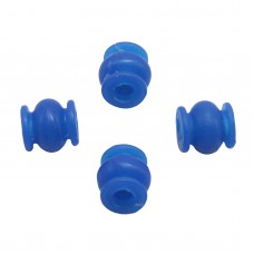 Round High Effeciency Anti-vibration Rubber Ball Damper Ball for Camera Gimbal FPV Blue 4pcs/lot