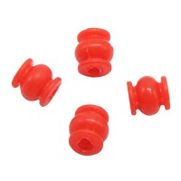 Round High Effeciency Anti-vibration Rubber Ball Damper Ball for Camera Gimbal FPV Red 4pcs/lot