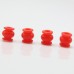 Round High Effeciency Anti-vibration Rubber Ball Damper Ball for Camera Gimbal FPV Red 4pcs/lot