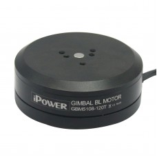 Brushless Gimbal Motor GBM5108 120T 24N22P Black for Cameras FPV Aerial Photography Ipower