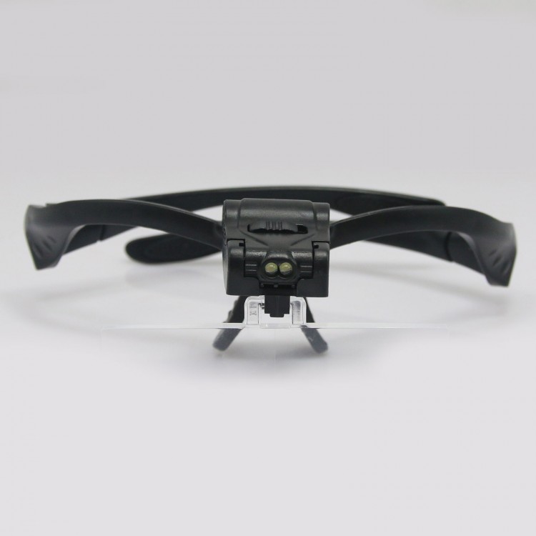 Creative Glasses Style Head Magnifier with 5 Different Multiple Lens