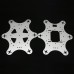 18 DOF Silver Aluminium Hexapod Spider Six 3DOF Legs Robot Frame Kit with Ball Bearing Fully Compatible with Arduino