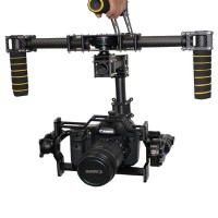 (Free DHL or EMS) DYS DSLR Brushless Handle Carbon Fiber Camera Gimbal + 3 Axis Controller + Motor for D800 D900 & Other DSLR camera