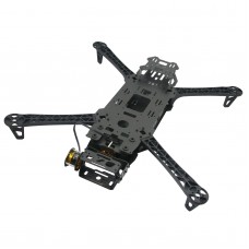 FPV Reptile-550 Gimbal Carbon Fiber Alien 4-Axis Quadcopter Airplane Frame with Gimbal+2PCS Motors