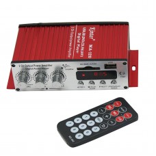 Red Kinster Ma-120 Mini Car Stereo Amplifier 10W*2 SD USB MP3 Digital Player DC12V TDA 7377