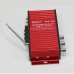 Red Kinster Ma-120 Mini Car Stereo Amplifier 10W*2 SD USB MP3 Digital Player DC12V TDA 7377