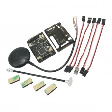 APM2.7.2 ArduPilot Mega APM 2.7.2 Flight Controller w/ UBlox 6M GPS Built in Compass Protective Case for Multicopter Airplane