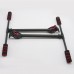 GF-L1B 3K Carbon Fiber Manual Retractable T-shape Landing Gear Skid for FPV Multirotor