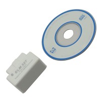 Super Mini ELM327 v1.5 OBD2 OBDII Bluetooth Adapter Auto Scanner TORQUE ANDROID White