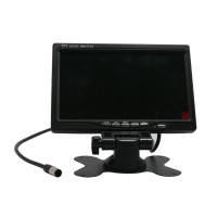 HD 7" Inch Pillow TFT LCD Color Monitor w/ Touch Screen Infrared Receiver Remote Controller