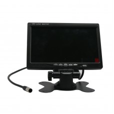 HD 7" Inch Pillow TFT LCD Color Monitor w/ Touch Screen Infrared Receiver Remote Controller