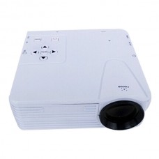 H100TV Mini Multimedia LED Projectors Home Cinema Projetor VGA/AV/USB/SD/HDMI/TV China Projector White