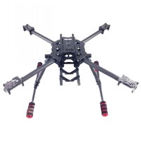 Carbon Fiber Multiaxis Fixed Wing 500mm Quadcopter + Carbon Fiber Tube Fixed Landing Gear