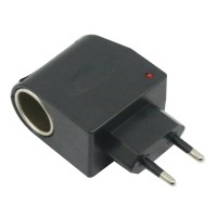 100-240V AC To DC EU Car Cigarette Lighter Socket Power Adapter Converter