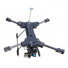 YT007 XC Model XC600 H4 Folding Quadcopter Frame Kit w/ Carbon Fiber Tube Landing Gear