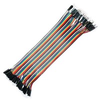 5pcs/lot x40pcs Male to Female Dupont Wire Connect Cable Line 1p-1p pin Connector 30cm 2.54mm