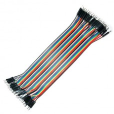 5pcs/lot x40pcs Male to Male Dupont Wire Connect Cable Line 1p-1p pin Connector 15cm 2.54mm
