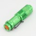 Ultrafire Cree Q5 LED Flashlight 7W High Power Mini Zoomable 3 Modes Waterproof Glare Torch 14500 /AA Bicycle Green