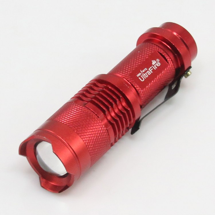 Ultrafire Cree Q5 LED Flashlight 7W High Power Mini Zoomable 3 Modes