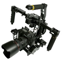 FPV 3 axis DSLR Brushless Gimbal Glass Fiber w/ DYS BGM5208-200 Motor & V2.4 AlexMos Control Board