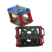 Motor Mounting Base 16MM Tube Fixture Carbon Fiber 1.6MM Thickness 3K Pure Carbon Fiber for Quad Hexacopter Blue