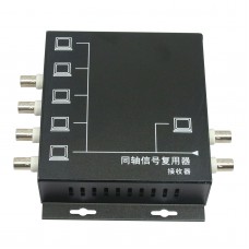 5 Channel Camera BNC Video Signal Multiplexer Box Adapter For CCTV