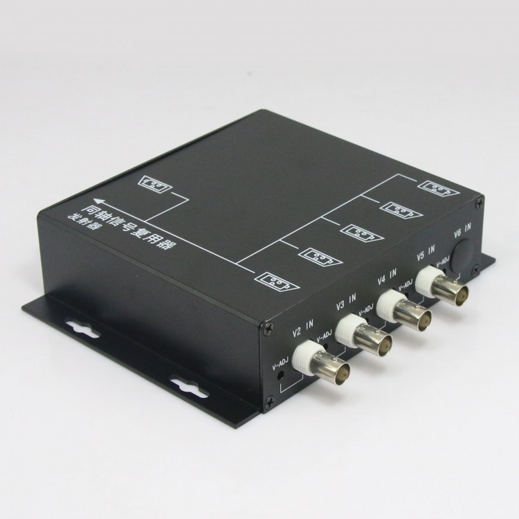 5 Channel Camera BNC Video Signal Multiplexer Box Adapter For CCTV