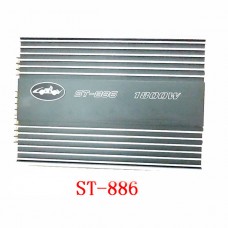 Large Power 1800W Car Amplifier Drived by 8 Toshiba Tubes 4 Channel Amp 2.1 Channel Amp