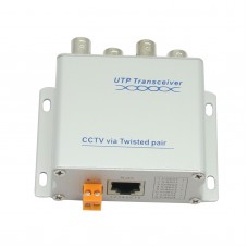 DMV104 Passive Video Transceiver Power and Video and Data over Twisted Pair Cable Video1 and Data Terminal Multiplexer