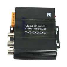 DMV140R 4 Channel Quad Channel Video Receiver UTP Unshielded Twisted Pair Transceiver