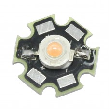 3W High Power Pink LED Light Emitter 700mA with 20mm Star Heatsink