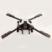 New Quadcopter Folding Aircraft Frame Kit Full Carbon Fiber Alien Wheelbase 550 Black