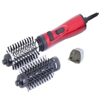 Air Blower Autorotation Motor Curly Hair Blowing Machine Not Hurting Hiar Red Double Binocular England Plug Converter