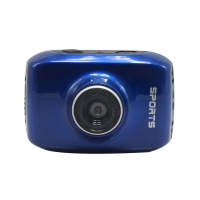 2.0 Touchscreen 720P Action Waterproof Camera 20M 60fps Sports DV Driving Ride Shooting Action Camcorder Blue