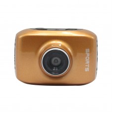 2.0 Touchscreen 720P Action Waterproof Camera 20M 60fps Sports DV Driving Ride Shooting Action Camcorder Golden