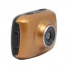 2.0 Touchscreen 720P Action Waterproof Camera 20M 60fps Sports DV Driving Ride Shooting Action Camcorder Golden
