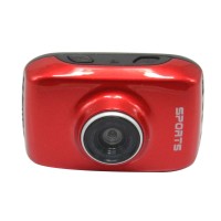 2.0 Touchscreen 720P Action Waterproof Camera 20M 60fps Sports DV Driving Ride Shooting Action Camcorder Red