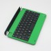 High Quality P1302 Aluminum Bluetooth Keyboard for iPad Mini Green