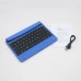 High Quality P1302 Aluminum Bluetooth Keyboard for iPad Mini Blue