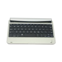 High Quality P1302 Aluminum Bluetooth Keyboard for iPad Mini Silver