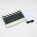 High Quality P1302 Aluminum Bluetooth Keyboard for iPad Mini Silver