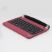 High Quality P1302 Aluminum Bluetooth Keyboard for iPad Mini Dark Red