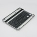 Magnet Aluminum Keyboard Case Mini Ultra Slim Aluminium Bluetooth Keyboard Hard Cover Case for ipad MINI Black Silver